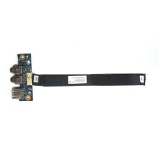 *Б/У* Плата расширения 2x Audio + USB разъемы для ноутбука Asus X53U (LS-7322P) [BUR0202-13], с разбора