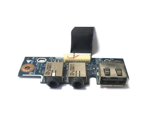 Плата расширения 2x Audio + USB для разъемы ноутбука Asus X53U (LS-7322P), с разбора