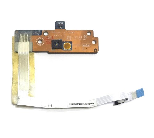 Кнопка старта включения для ноутбука Asus X53B (LS-7326P), с разбора