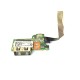 Плата с USB для ноутбука Acer Aspire V5-572, V5-572G (33ZQKUB0000), с разбора