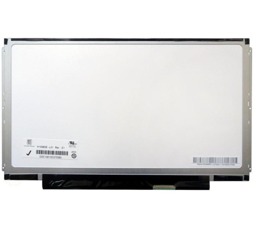 Матрица 13.3" N133BGE-L31 rev.C2 (LED, 1366x768, 40pin справа снизу на доп.панели, матовая) !по бокам ушки во всю высоту! [m13302-2]