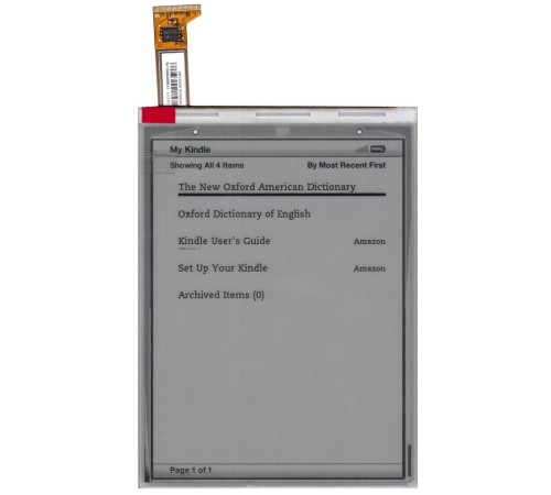 Экран для электронной книги e-ink 6" PVI ED060SCF(LF)T1