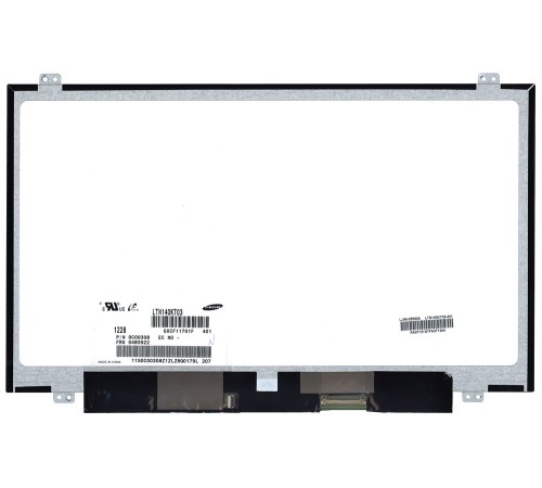 Матрица 14" slim LTN140KT03 (LED, 1600*900, 40 pin, справа снизу, глянцeвая)