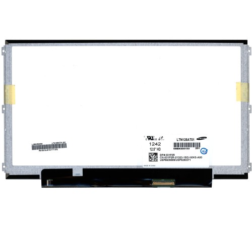 Матрица 12.5" slim HD LTN125AT01 (LED, 1920x1080, 40pin, справа снизу, матовая)