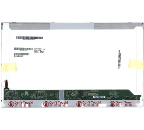 Матрица 14" B140XW01 v.4 (LED, 1366x768 (HD), 30 pin, справа снизу, матовая)