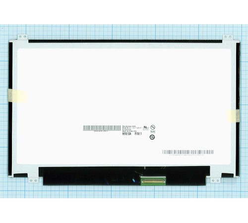 Матрица 11.6" B116XTN04.0 (LED, 1366x768, 40pin, справа снизу, глянцевая) !!!уши верх/низ