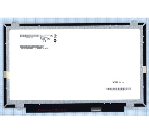 Матрица 14" B140XTN03.3 (LED, 1366x768, 30 pin, справа снизу, матовая)