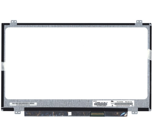 Матрица 14" slim N140BGE-L43 (LED, 1366x768, 40pin справа снизу на доп.панели, глянцевая)