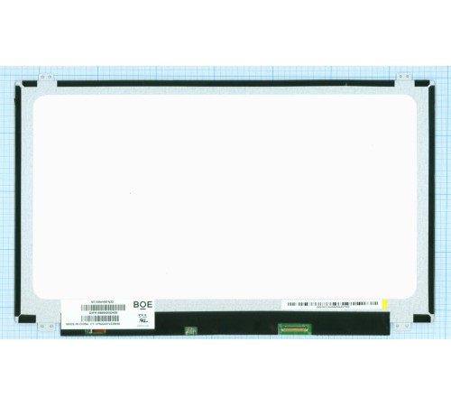 Матрица 15.6 slim ля ноутбука HP 15-da (LED, 1366x768, 30 pin, справа снизу глянцeвая)