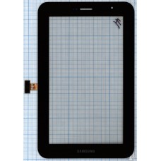 Сенсорное стекло (тачскрин) Samsung Galaxy Tab 7.0 Plus P6200 черное [T0019]