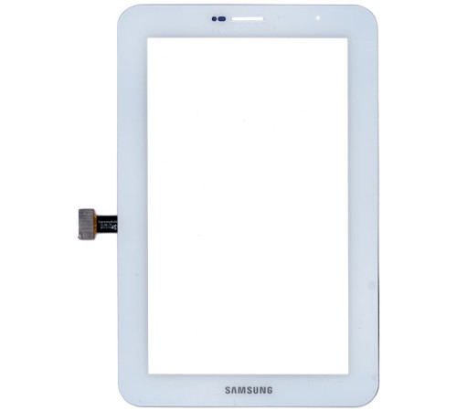 Сенсорное стекло (тачскрин) Samsung Galaxy Tab 2 7" P3100 белое с отверстием под динамик