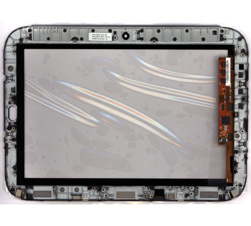 Сенсорное стекло (тачскрин) Lenovo IdeaPad K1 черный с рамкой