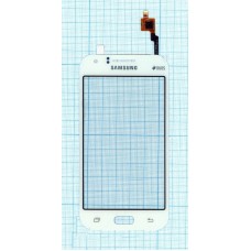 Сенсорное стекло (тачскрин) Samsung Galaxy J1 SM-J100 белое