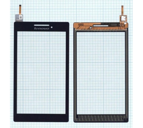 Сенсорное стекло (тачскрин) Lenovo Tab 2 A7-10 черное