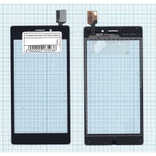 Сенсорное стекло (тачскрин) Sony Xperia M2 Aqua черное