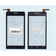 Сенсорное стекло (тачскрин) Explay Tornado черное