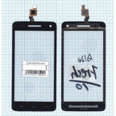 Сенсорное стекло (тачскрин) Explay Fresh черное [T0155]