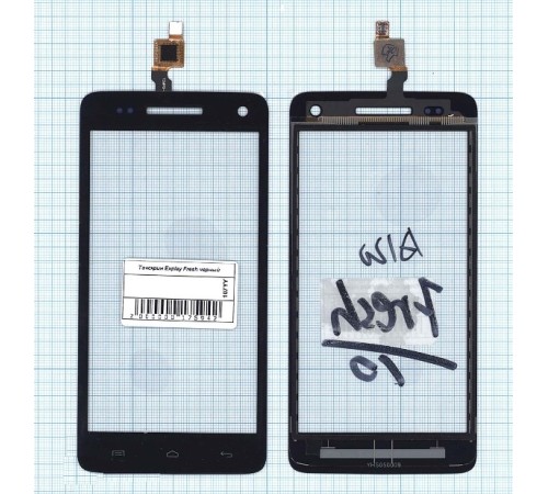 Сенсорное стекло (тачскрин) Explay Fresh черное