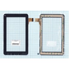 Сенсорное стекло (тачскрин) China Tab 7.0'' FX-86V-F-V2.0 (186*111 мм) (черный)