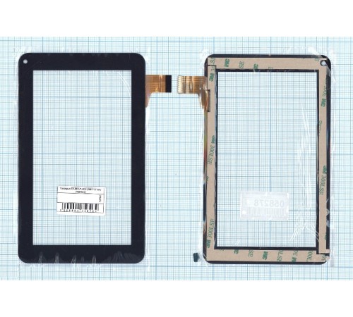 Сенсорное стекло (тачскрин) China Tab 7.0'' FX-86V-F-V2.0 (186*111 мм) (черный)