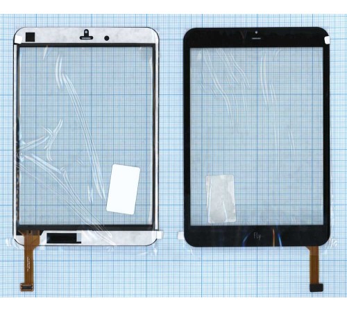 Сенсорное стекло (тачскрин) DH-0736A1-PG-FPC черный