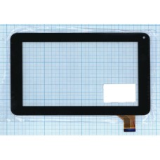 Сенсорное стекло (тачскрин) Digma iDj7n;  DEXP Ursus Z170 Kid's; Supra M741 M742 черный (30 pin) [T00107-6]