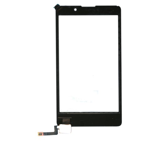 Сенсорное стекло (тачскрин) Nokia XL Dual sim черный