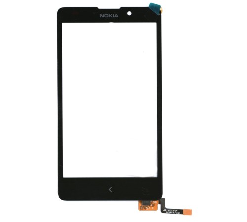 Сенсорное стекло (тачскрин) Nokia XL Dual sim черный