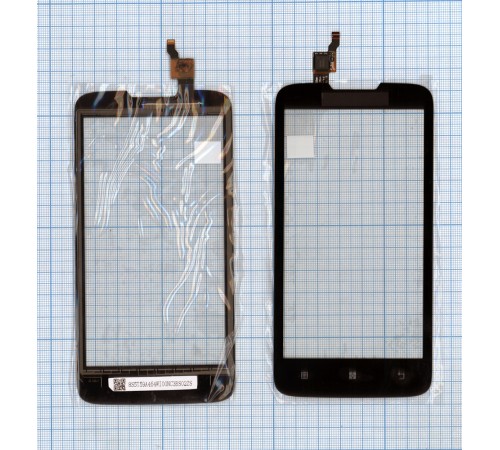 Сенсорное стекло (тачскрин) Lenovo A680 черное