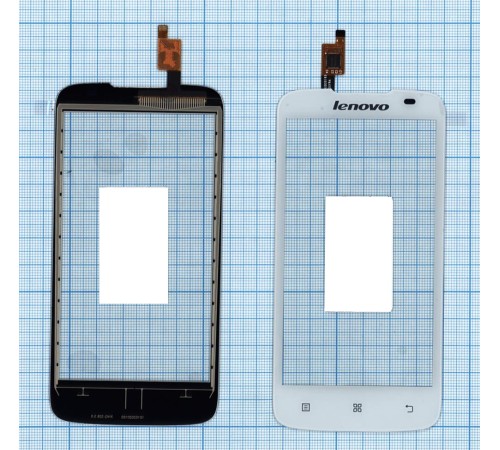 Сенсорное стекло (тачскрин) Lenovo A516 белое