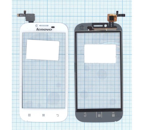 Сенсорное стекло (тачскрин) Lenovo A706 белое