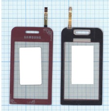 Сенсорное стекло (тачскрин) Samsung Star GT-S5230 красный