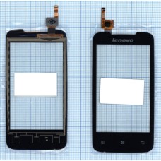 Сенсорное стекло (тачскрин) Lenovo A390 черное