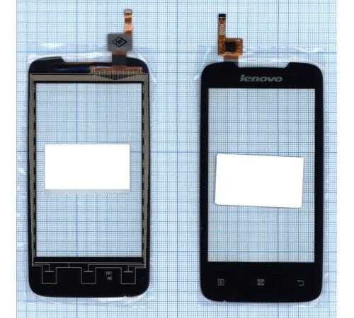 Сенсорное стекло (тачскрин) Lenovo A390 черное