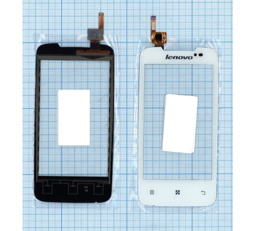 Сенсорное стекло (тачскрин) Lenovo A390 белое