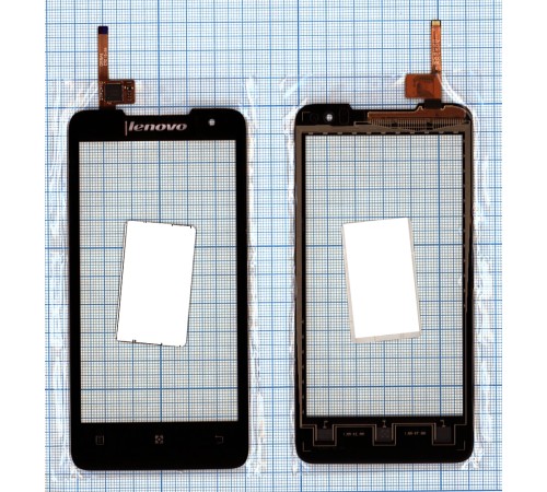Сенсорное стекло (тачскрин) Lenovo P770 черное
