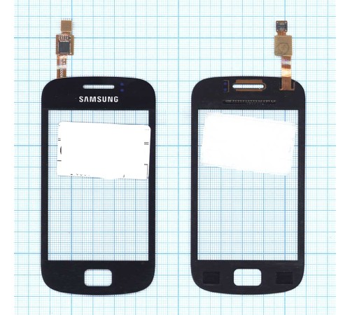Сенсорное стекло (тачскрин) Samsung Galaxy Mini 2 GT-S6500 черное