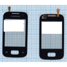 Сенсорное стекло (тачскрин) Samsung Galaxy Pocket GT-S5300 черное