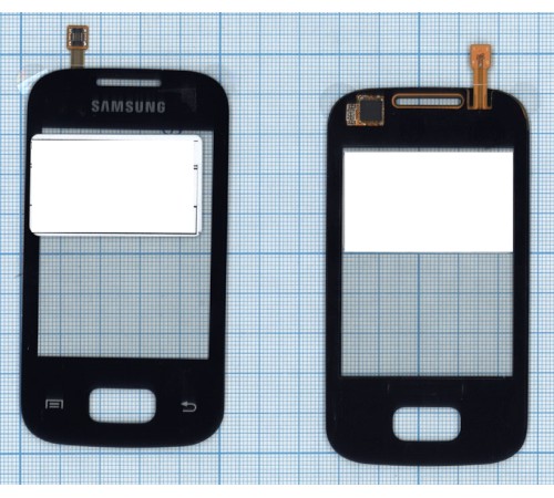 Сенсорное стекло (тачскрин) Samsung Galaxy Pocket GT-S5300 черное