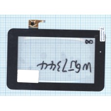 Сенсорное стекло (тачскрин) WGJ7344 - V1 черное