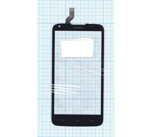 Сенсорное стекло (тачскрин) Huawei Ascend G710 черное