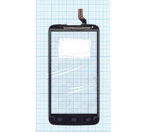 Сенсорное стекло (тачскрин) Huawei Ascend G710 черное