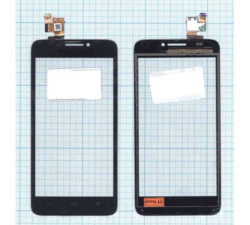 Сенсорное стекло (тачскрин) Huawei Ascend G630 черный