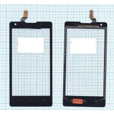 Сенсорное стекло (тачскрин) Huawei Ascend G700 черное