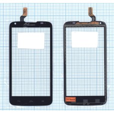 Сенсорное стекло (тачскрин) Huawei Ascend G710 черное