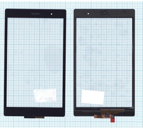 Сенсорное стекло (тачскрин) Sony Xperia Z3 tablet compact черное