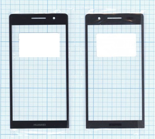 Стекло Huawei Ascend P6 черное