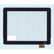 Сенсорное стекло (тачскрин) F-WGJ97104-V2 черный