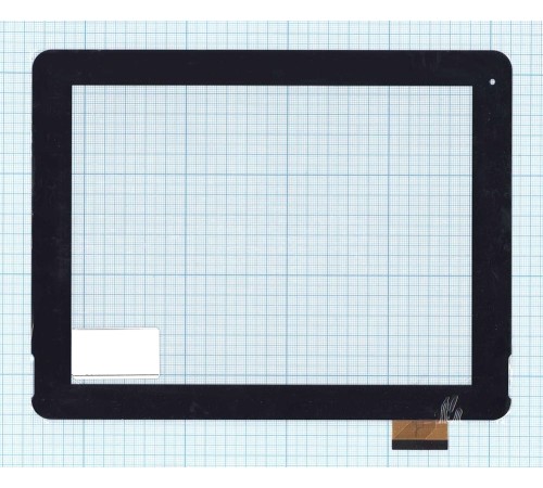 Сенсорное стекло (тачскрин) F-WGJ97104-V2 черный