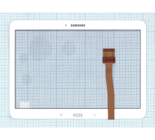 Сенсорное стекло (тачскрин) Samsung Galaxy Tab 4 10.1 SM-T530 белое